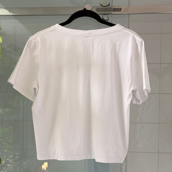 Celine White Short-Sleeve 'La Peau Nue' Graphic Tee - Picture 3 of 6